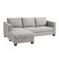 Gray Left Facing Trudeau Sectional Sofa with Storage image number 0