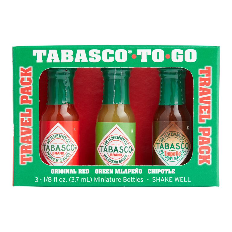 Mini Tabasco To Go Travel Hot Sauces 3 Pack image number 1