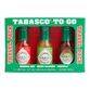 Mini Tabasco To Go Travel Hot Sauces 3 Pack image number 0