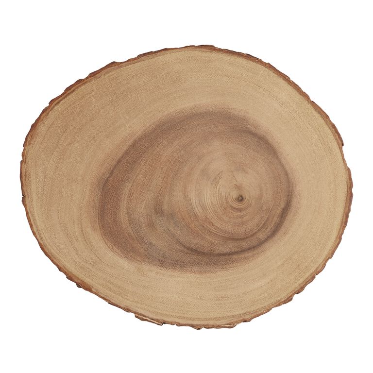 Wood Bark Charger Plate image number 2
