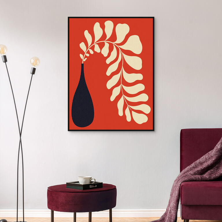Lazy Plant II By Alisa Galitsyna Framed Canvas Wall Art image number 2