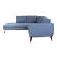 Campbell Indigo Blue Left Facing 2 Piece Sectional Sofa image number 3