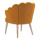 Margery Velvet Scalloped Upholstered Chair image number 3