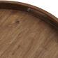 Colette Round Warm Chestnut Ottoman Tray image number 2
