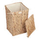 Willa Natural Hyacinth Laundry Hamper With Liner and Lid image number 2