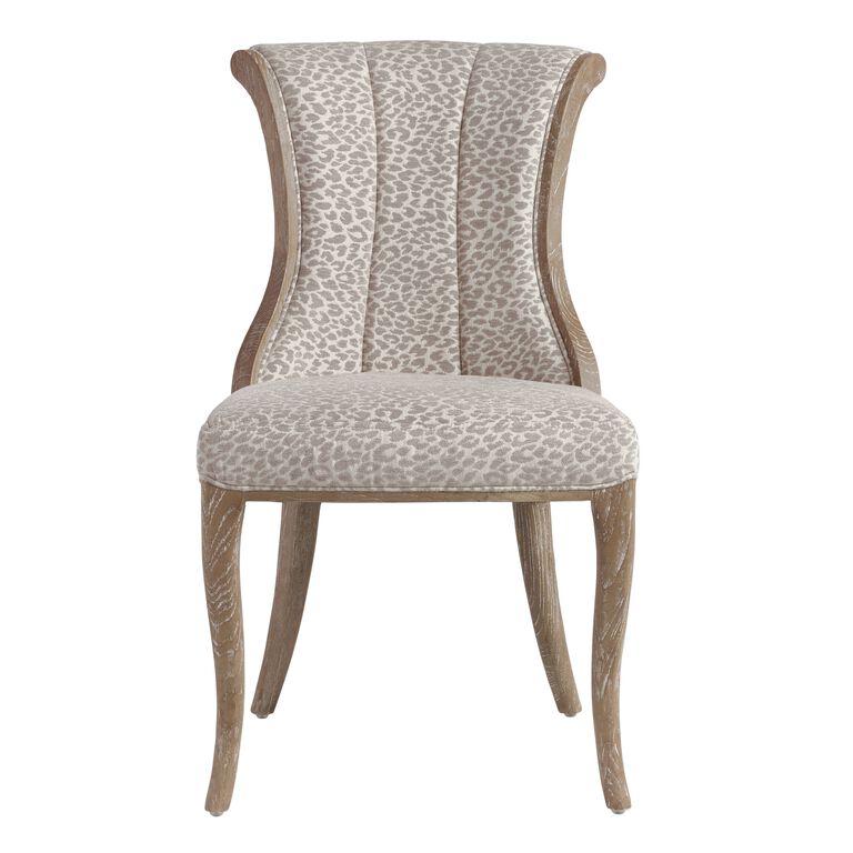 Channel Back Upholstered Dining Chairs Set Of 2 image number 2