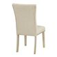 Addison Natural Tufted Upholstered Dining Chair Set of 2 image number 3