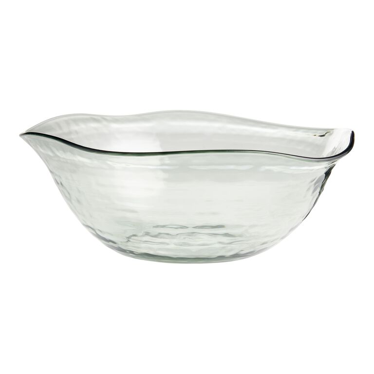 Alfresco Textured Acrylic Organic Serving Bowl image number 1