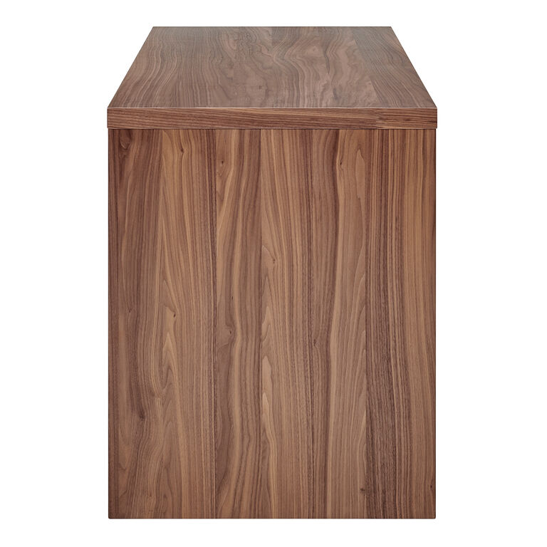 Stenhouse Walnut Brown Wood Modern Desk image number 7