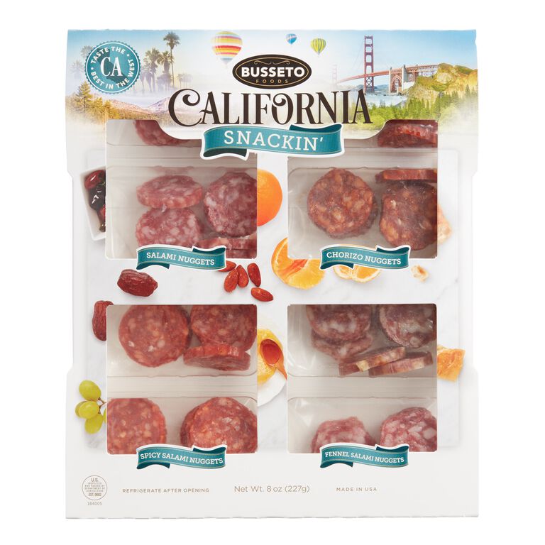 Busseto California Snackin' Salami Nuggets Variety Pack image number 1
