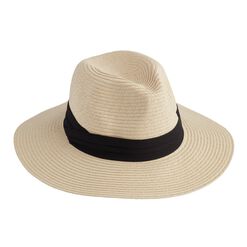 Panama Hat With Black Band