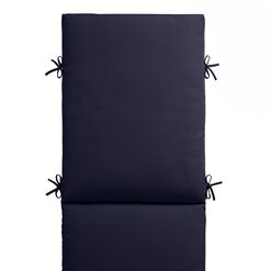 Sunbrella Navy Canvas Outdoor Chaise Lounge Cushion