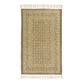 Rhea Gold and Brown Floral Cotton Area Rug image number 0