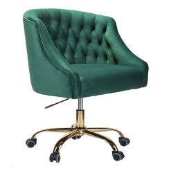 Nanette Velvet Tufted Upholstered Office Chair