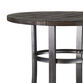 Hawes Mahogany And Metal Pub Dining Table image number 2
