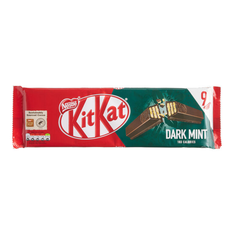 Nestle Kit Kat Dark Chocolate Mint Wafer Bars 9 Piece image number 1