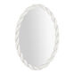 Oval Cream Rope Wall Mirror image number 0