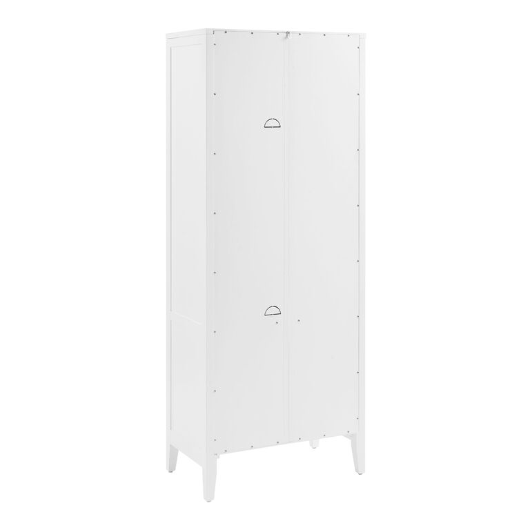 Ulen White Wood Kitchen Pantry Storage Cabinet image number 6