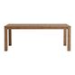 Corsica Light Brown Slatted Eucalyptus Outdoor Dining Table image number 2