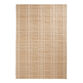 Rocco White and Natural Geo Stripe Jute and Cotton Area Rug image number 0