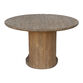 Andreas Round Antique Reclaimed Pine Dining Table image number 1