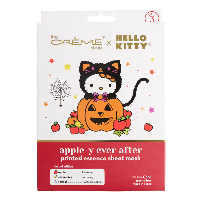 Creme Shop Hello Kitty Apple Korean Beauty Sheet Mask 3 Pack image number 1