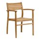 Windsong Teak Outdoor Dining Armchairs Set of 2 image number 0