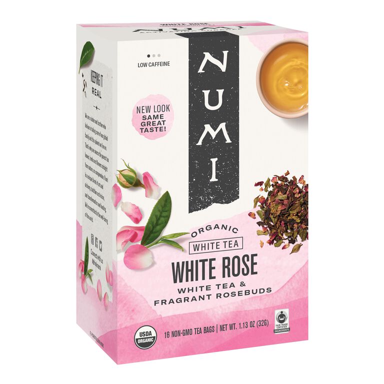 Numi Organic White Rose Tea 16 Count image number 1