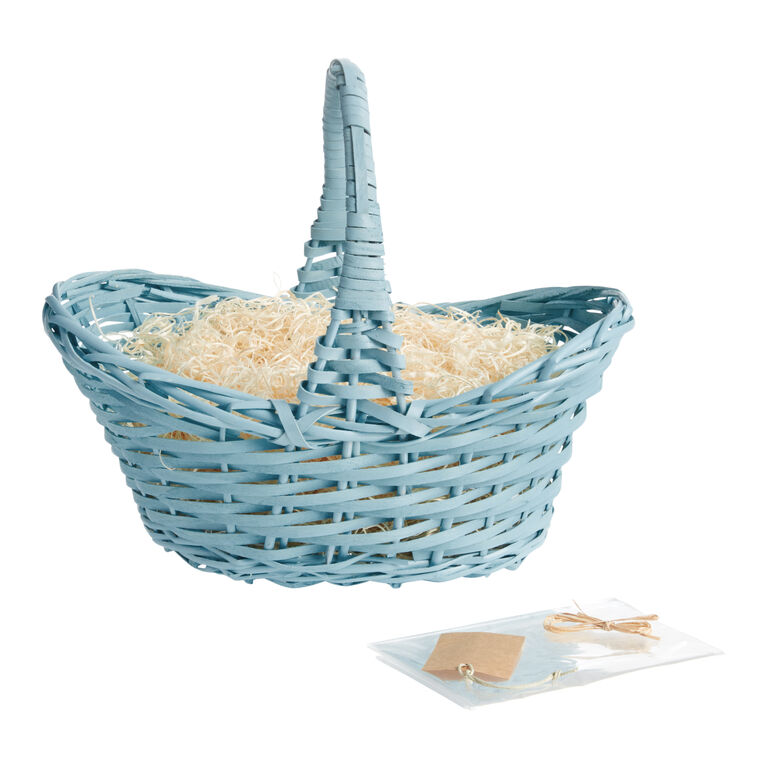 Woven Spring Gift Basket Kit With Handle image number 1