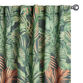 Green Multicolor Tropics Sleeve Top Curtain Set Of 2 image number 0