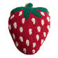 Red Strawberry Shaped Indoor Outdoor Throw Pillow image number 0
