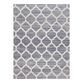 Gray And Beige Trellis Office Chair Mat image number 0
