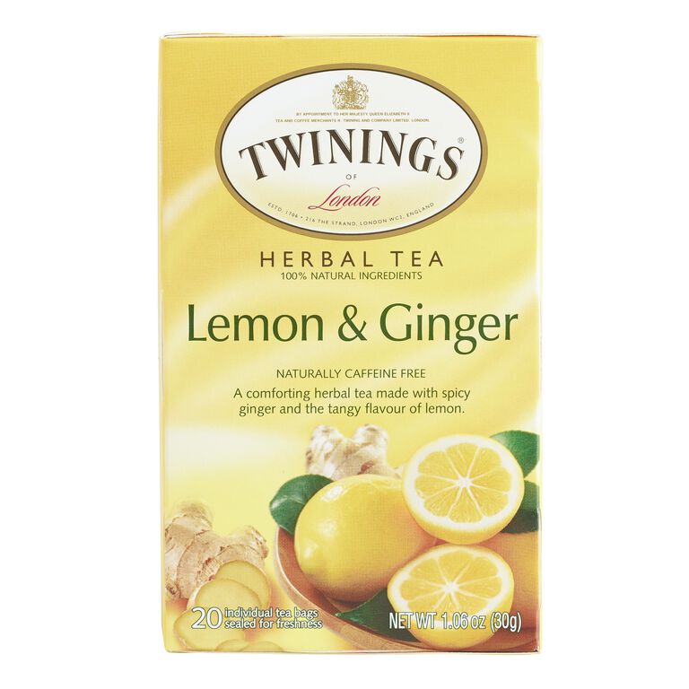 Twinings Lemon Ginger Tea 20 Count image number 1