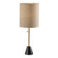 Boden Black Marble and Antique Brass Table Lamp image number 0