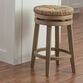 Claudia Natural Seagrass and Wood Swivel Counter Stool image number 5