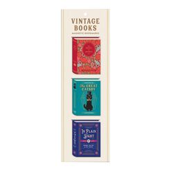 Vintage Book Magnetic Bookmarks 3 Pack