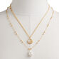 Gold And Mother Of Pearl Celestial Necklace 2 Pack image number 2