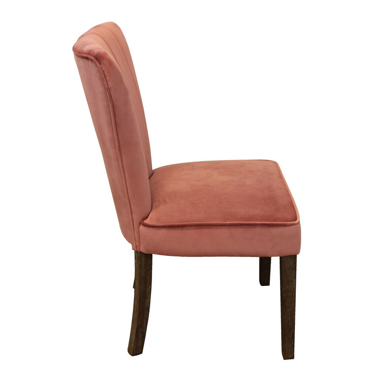 Lillie Velvet Tufted Upholstered Dining Chair 2 Piece Set image number 3