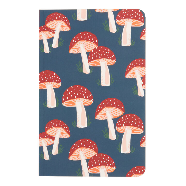 Denik Navy Mushrooms Classic Layflat Journal image number 1