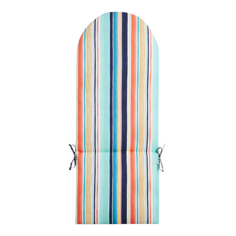 Sorrento Stripe Multicolor Adirondack Chair Cushion image number 1