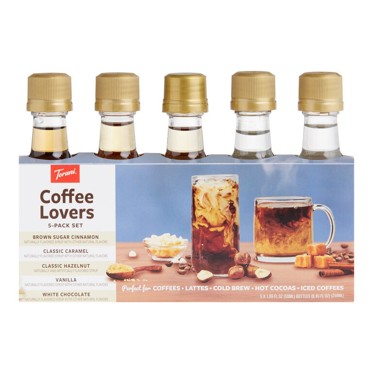 Torani Mini Coffee Lovers Syrup Sampler 5 Pack image number 1