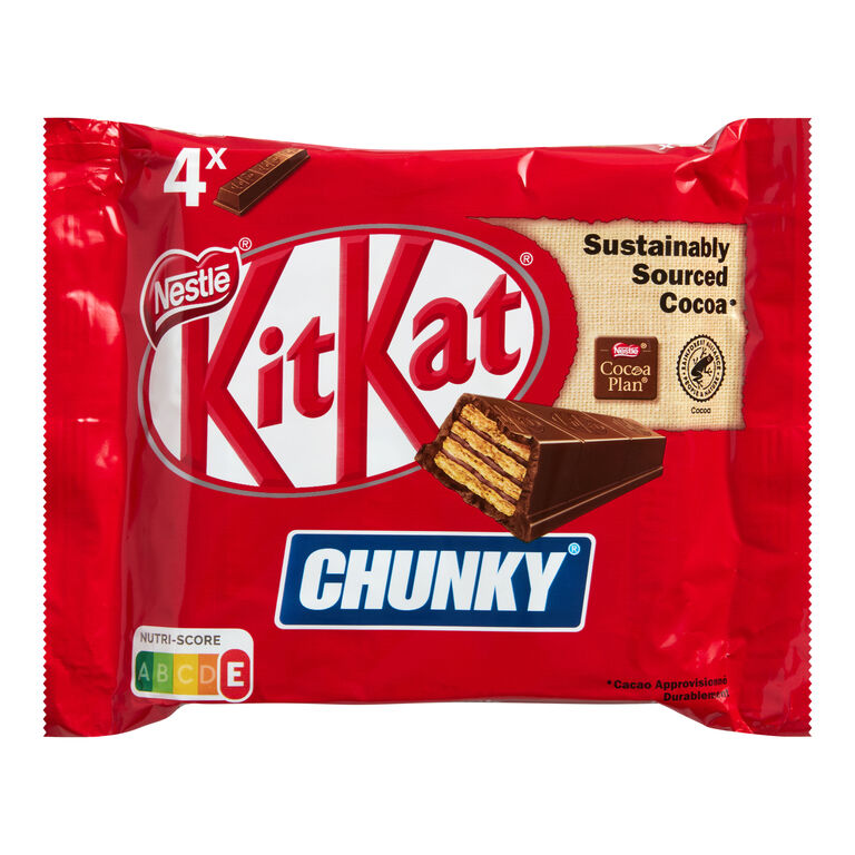 Nestle Kit Kat Chunky Milk Chocolate Wafer Bar 4 Piece image number 1