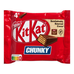Nestle Kit Kat Chunky Milk Chocolate Wafer Bar 4 Piece