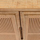 Cressida Aged White Reclaimed Pine And Cane Storage Cabinet image number 4