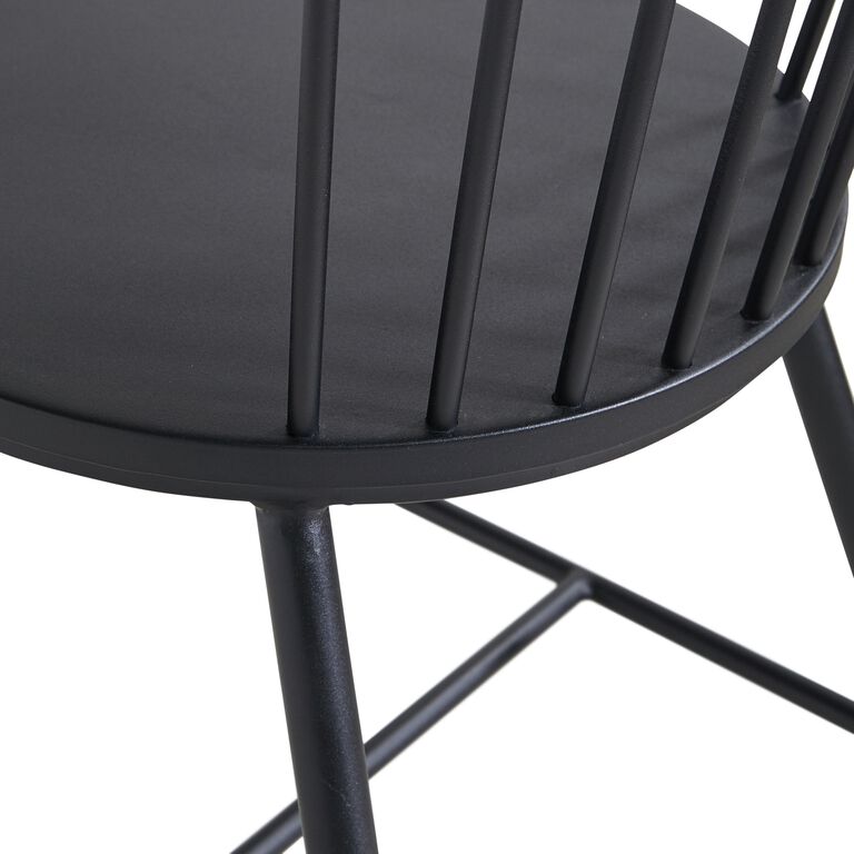 Neal Black Steel Dining Chair image number 6