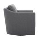 Melvin Gray Slope Arm Swivel Chair image number 3