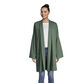 Agave Green Fleece Open Front Cardigan Sweater image number 0