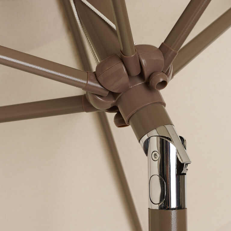Brown Steel 5 Ft Tilting Patio Umbrella Frame And Pole image number 3