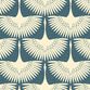 Blue Genevieve Gorder Cranes Peel And Stick Wallpaper image number 0