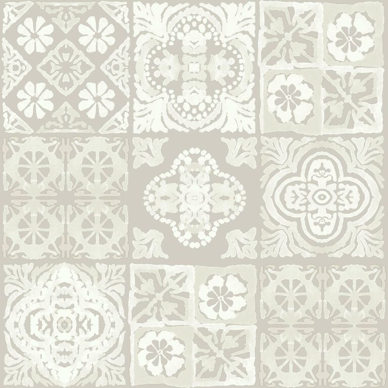 Mosaic Tile Peel and Stick Wallpaper image number 1
